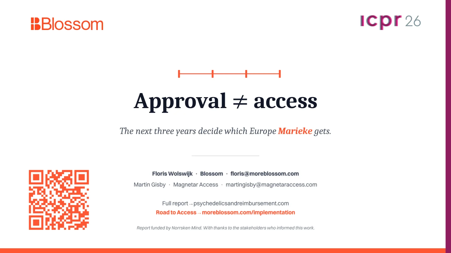 Closing slide with report and Road to Access links.